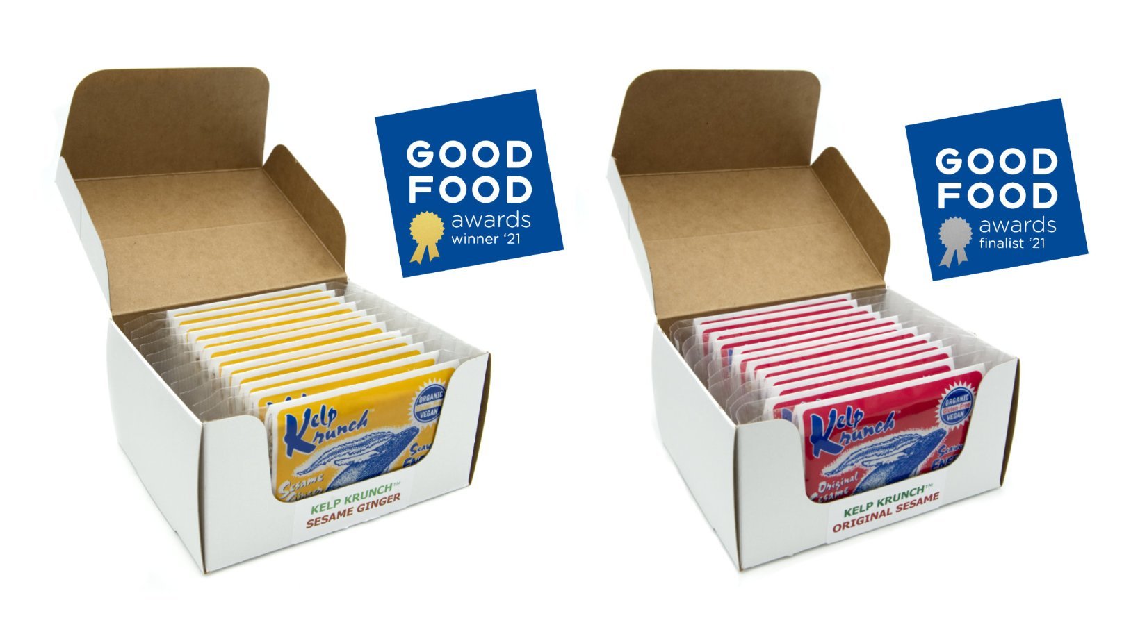 Kelp Krunch Sesame Ginger™ Has Won The 2021 Good Food Award! What a Way to Start Our 50th Year in Business! - Maine Coast Sea Vegetables