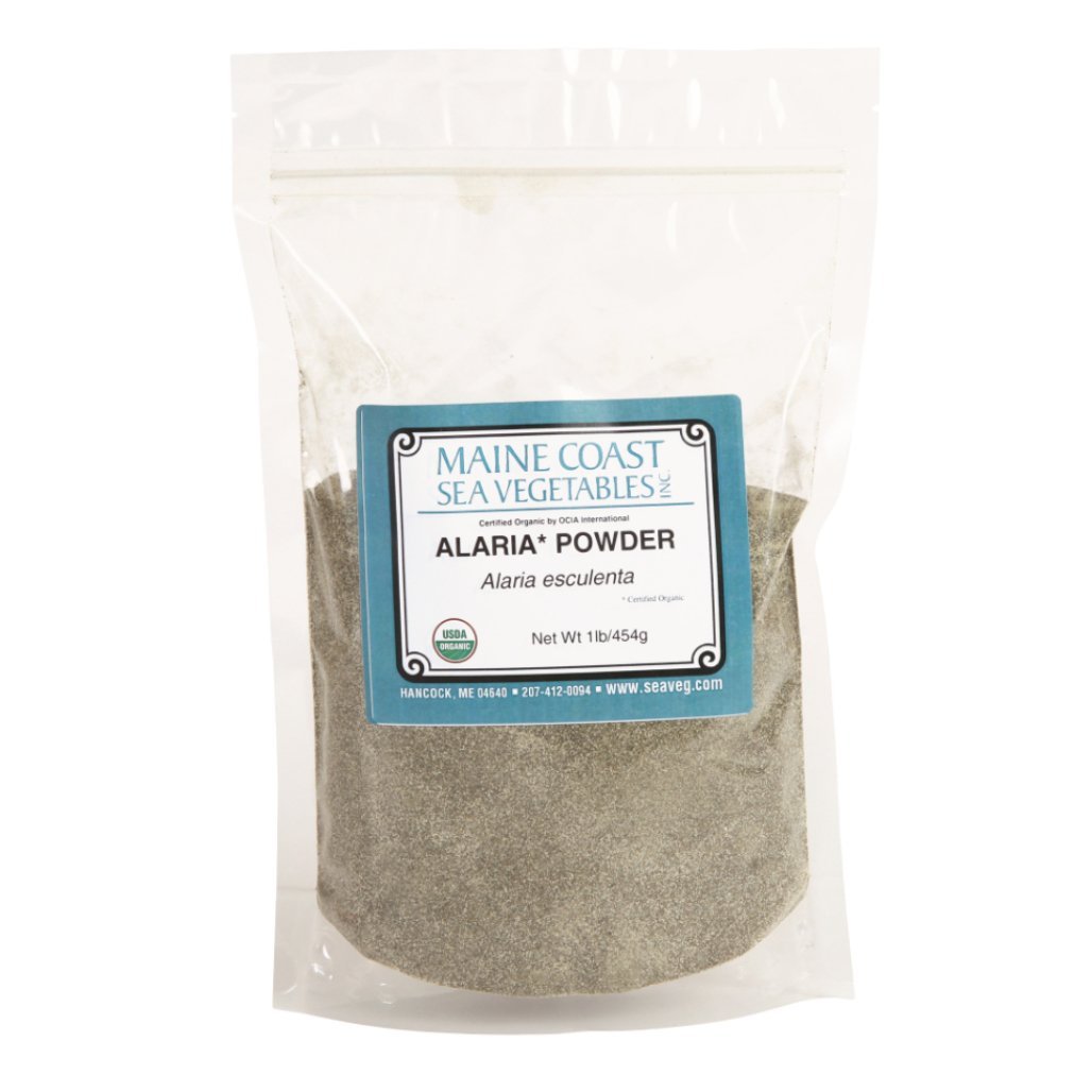 Alaria Powder - "Wild Atlantic Wakame" - Organic. 1 LB - Maine Coast Sea Vegetables