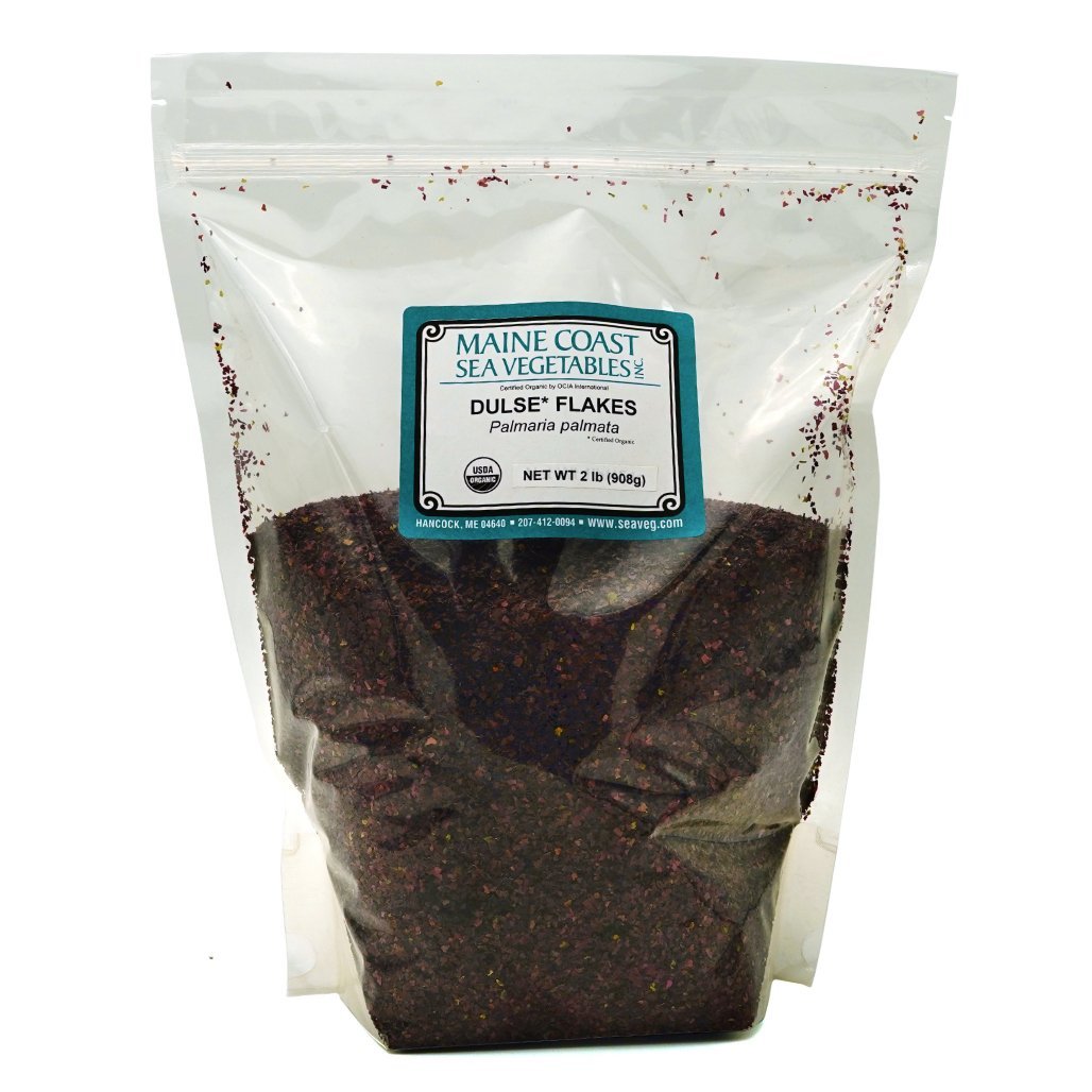Dulse Flakes - Wild Atlantic - Organic 2 LBS - Maine Coast Sea Vegetables