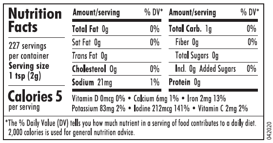 Dulse Granules with Garlic - Wild Atlantic - Sea Seasonings Bulk - Organic 1 LB - Maine Coast Sea Vegetables