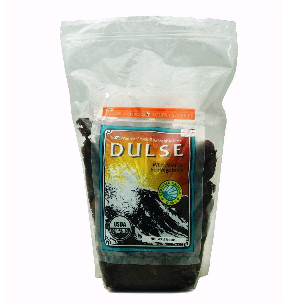 Dulse Whole Leaf - Wild Atlantic - Organic 2 LBS - Maine Coast Sea Vegetables