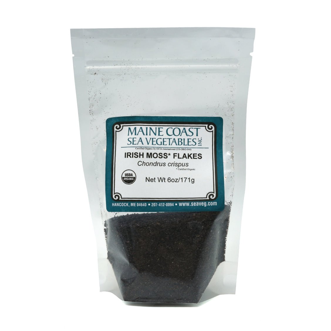 Irish Moss Flakes (Chondrus crispus) - Organic 6 OZ - Maine Coast Sea Vegetables