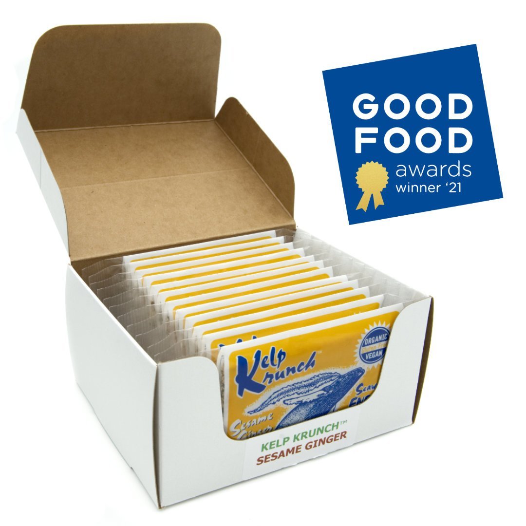Kelp Krunch™ Sesame Ginger - Organic CASE (12 Krunch Bars) - Maine Coast Sea Vegetables