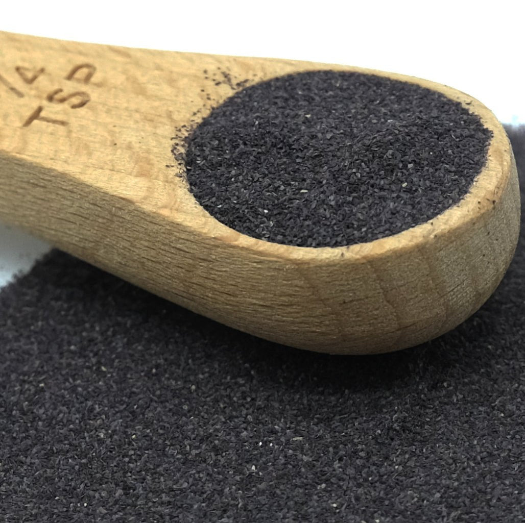 Organic Laver Powder Bulk (Porphyra umbilicalis) - "Wild Atlantic Nori" - Wild-Harvested Sea Vegetable SAMPLE - Maine Coast Sea Vegetables