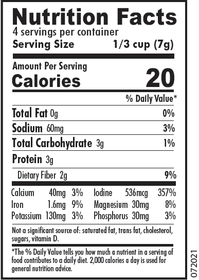 Organic Laver Whole Leaf Bulk (Porphyra umbilicalis) - "Wild Atlantic Nori" - Wild-Harvested Sea Vegetable 1 LB - Maine Coast Sea Vegetables
