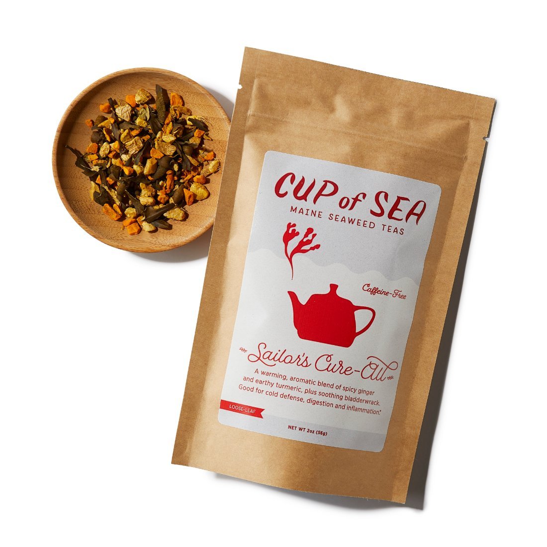 Sailor's Cure-All Seaweed Tea with Bladderwrack 2 oz Bag - Cup of Sea - Cup of Sea