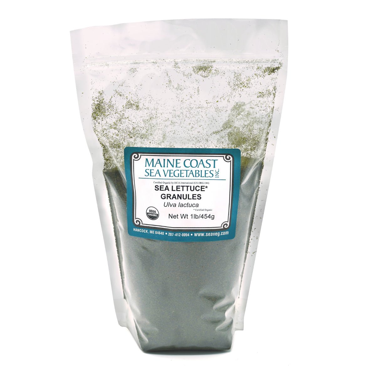Sea lettuce Granules - Wild Atlantic - Organic 1 LB - Maine Coast Sea Vegetables