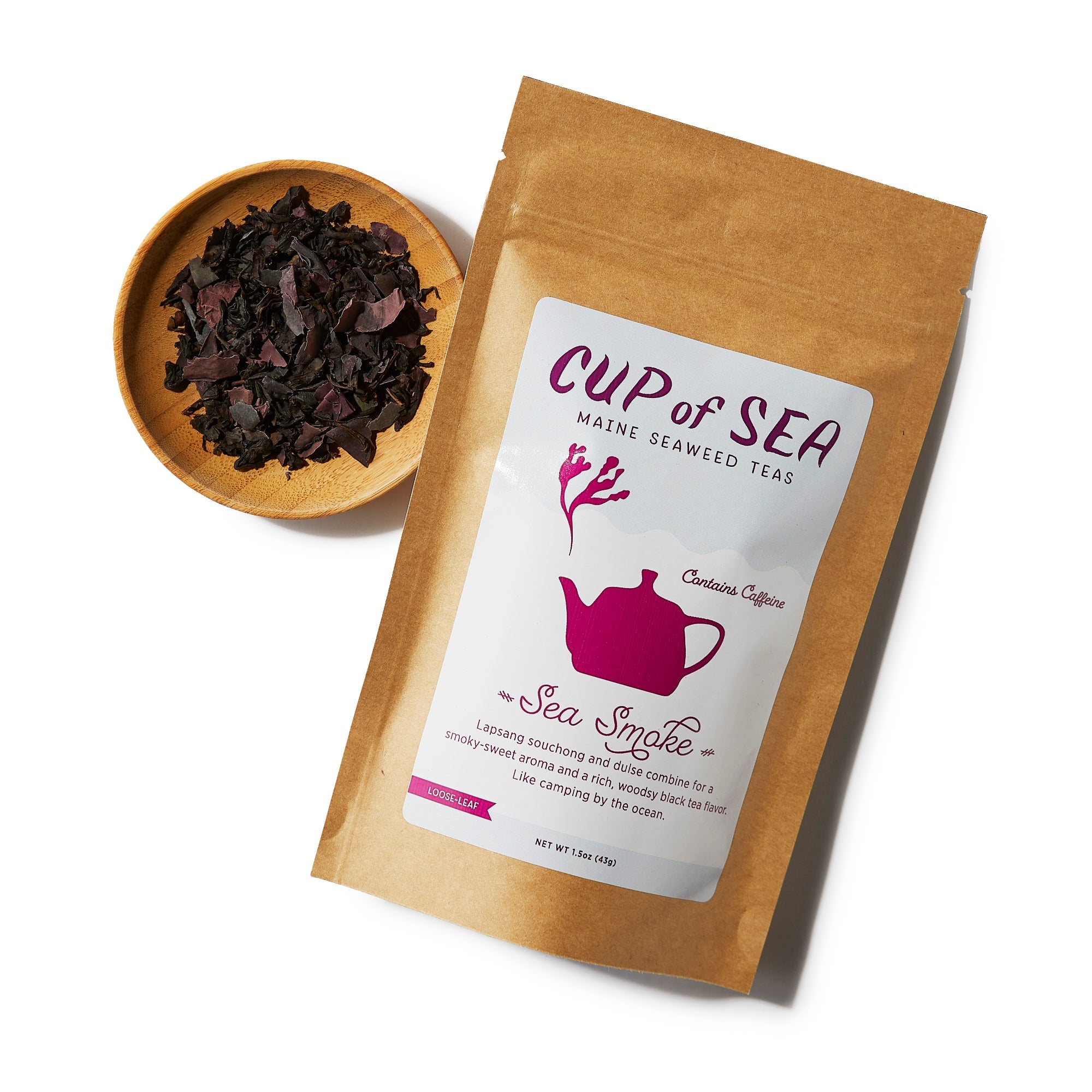 Sea Smoke Seaweed Tea with Dulse 1.5 oz Bag - Cup of Sea - Cup of Sea