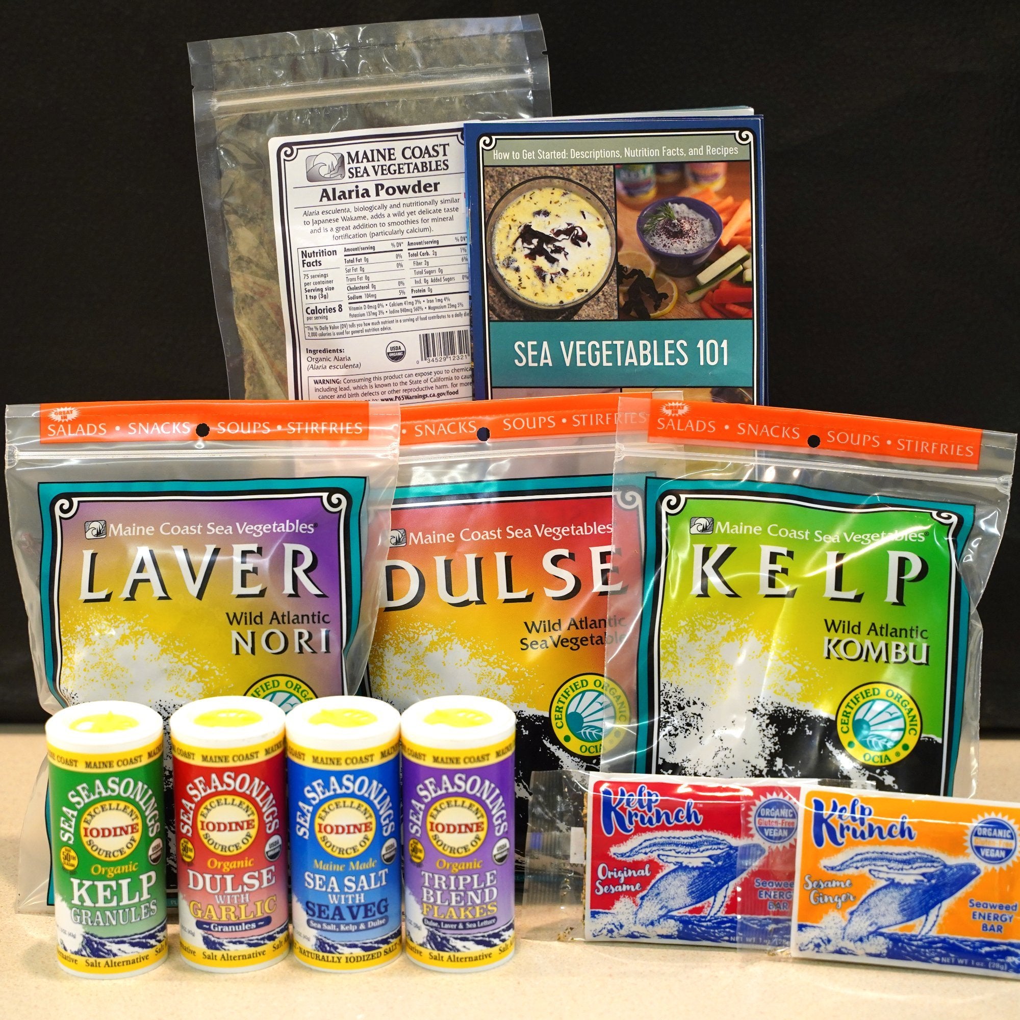 Sea Starter Kit: An Introductory Selection of Sea Vegetables - Organic - Maine Coast Sea Vegetables