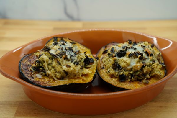 Harvest Stuffed Acorn Squash Recipe - Maine Coast Sea Vegetables