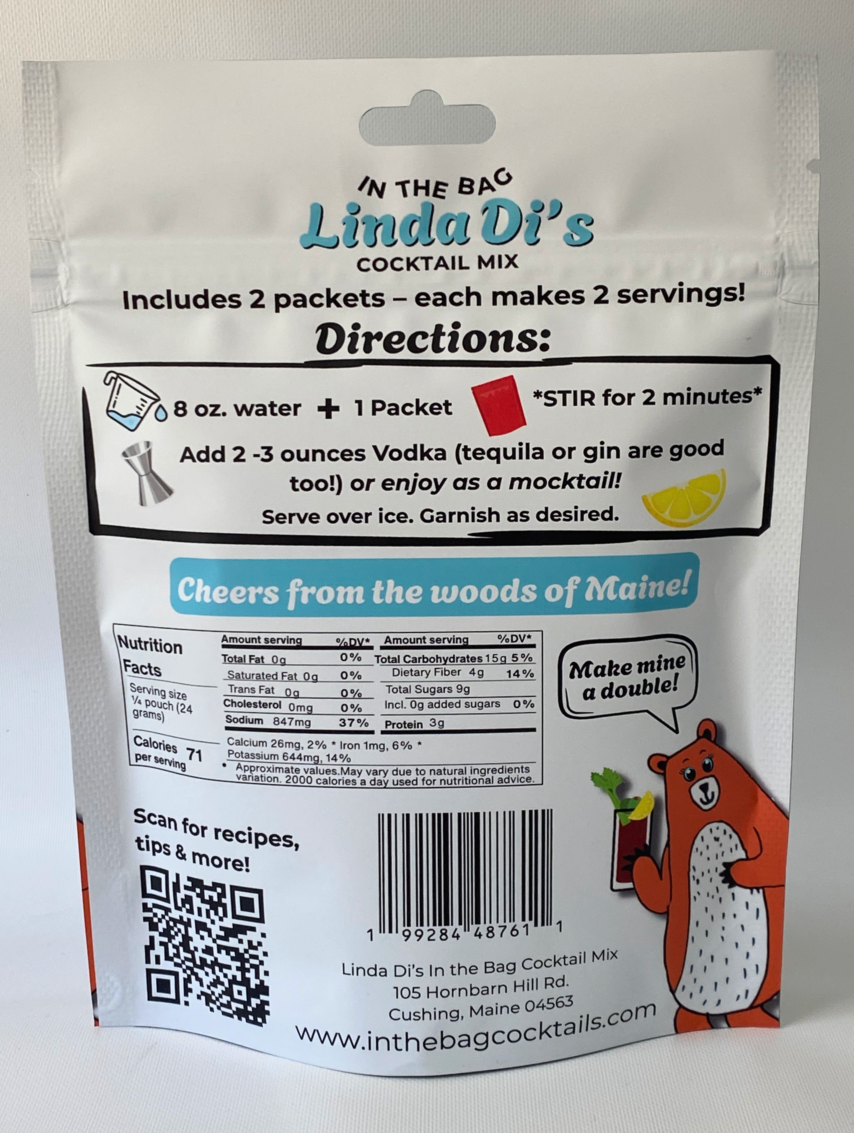 Bloody Mary Cocktail Mix 3.8 oz Bag - Linda Di's