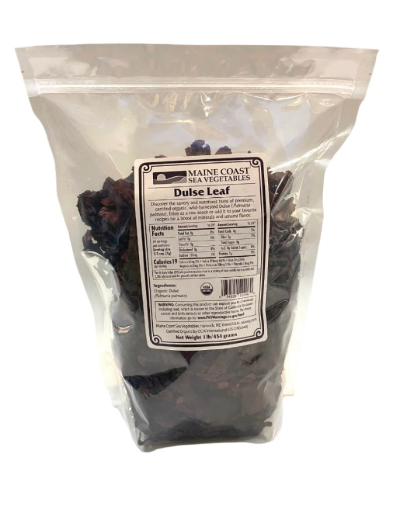 Dulse Leaf in 1 pound bag