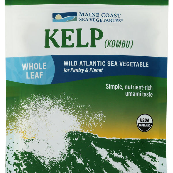 Organic Sugar Kelp Leaf (S. latissima) - Wild Atlantic Kombu - Seaweed