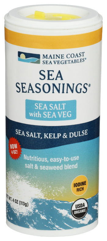Maine Coast Sea Vegetables Sea Seasonings, Sea Salt with Sea Veg shaker