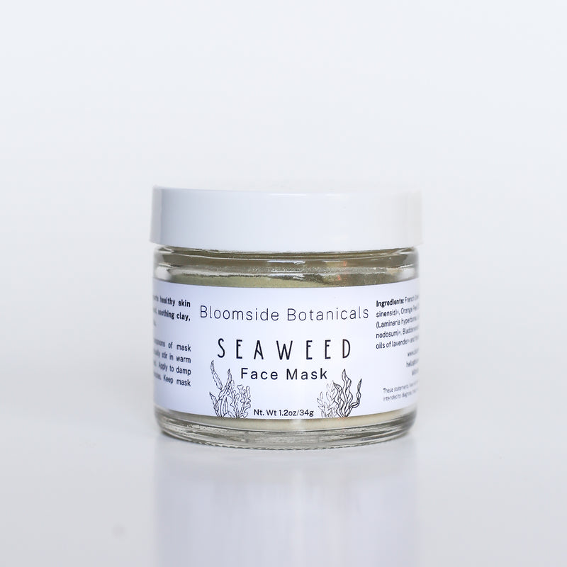 Seaweed Face Mask - 1.2 oz jar - Bloomside Botanicals