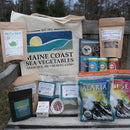 Tote Bag Dift Kit - 15 items with a Maine Coast Sea Vegetable tote bag