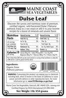 Organic Dulse Whole Leaf Bulk (Palmaria palmata) - Wild - Harvested Atlantic Sea Vegetable 1 LB - Maine Coast Sea Vegetables