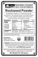 Organic Rockweed Powder (Ascophyllum nodosum) - Wild - Harvested Atlantic Sea Vegetable SAMPLE - 0.5 oz - Maine Coast Sea Vegetables