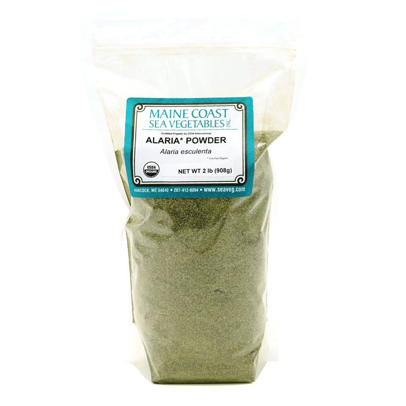 Alaria Powder - "Wild Atlantic Wakame" - Organic. 2 LBS - Maine Coast Sea Vegetables