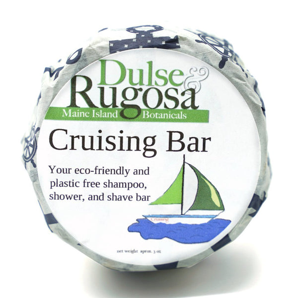 Cruising Seaweed Hybrid Soap and Shampoo Bar with Sugar Kelp 3 oz Bar - Dulse & Rugosa - Dulse & Rugosa