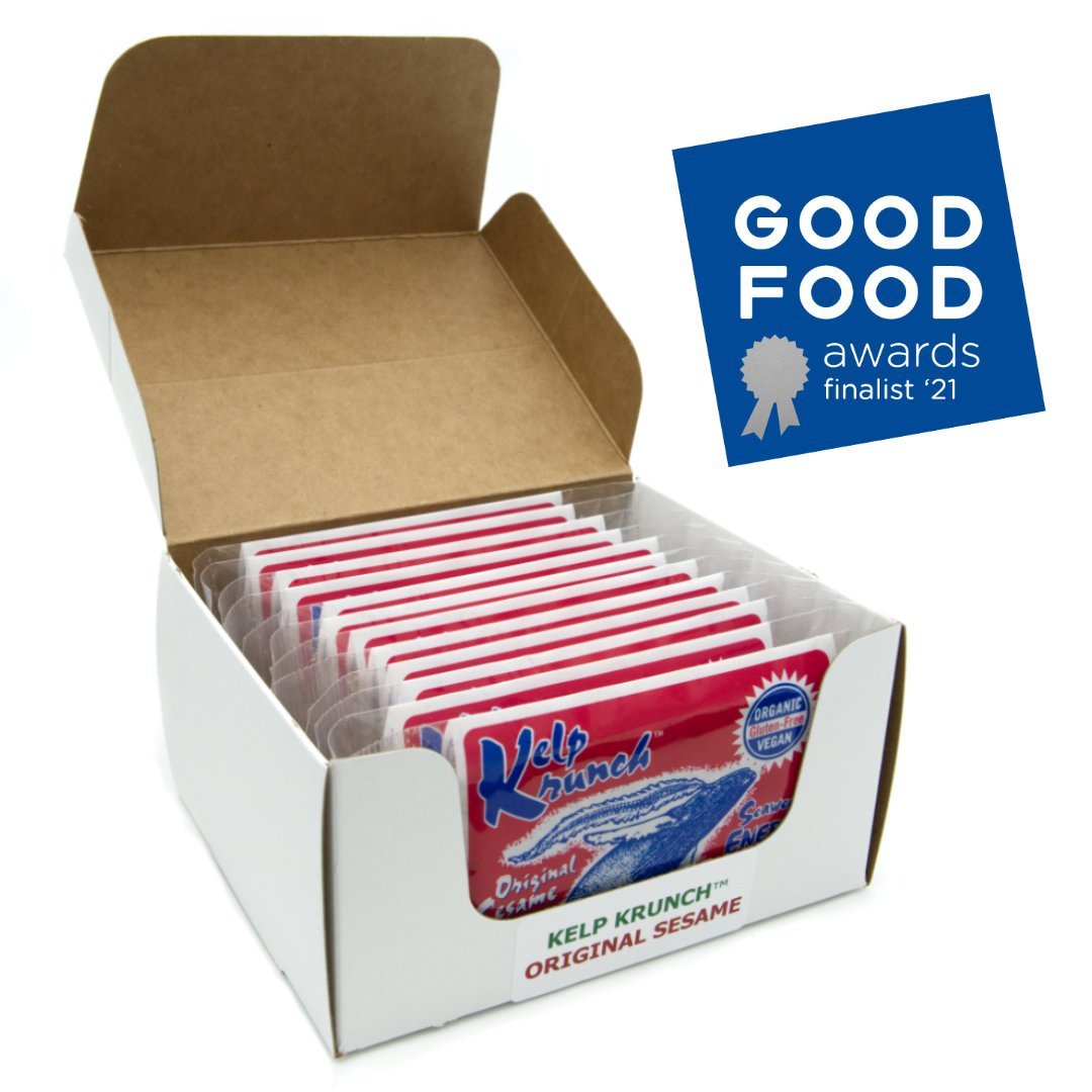 Kelp Krunch™ Original Sesame - Organic CASE (12 Krunch Bars) - Maine Coast Sea Vegetables