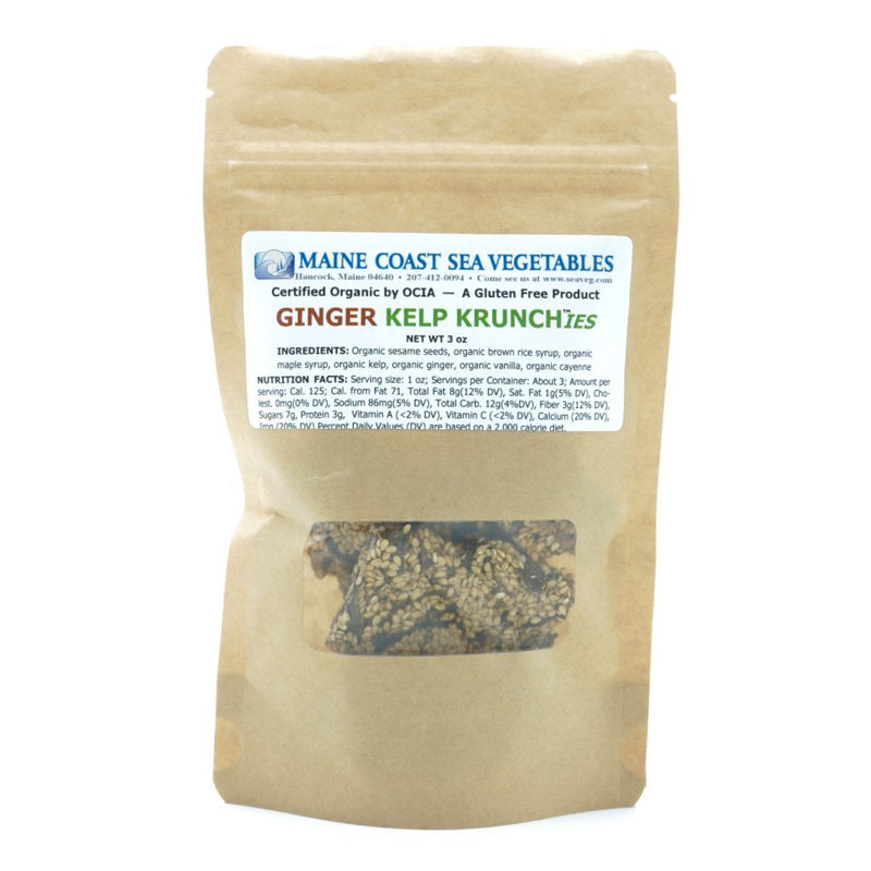 Kelp Krunch™ Sesame Ginger - Organic Krunchies - Maine Coast Sea Vegetables