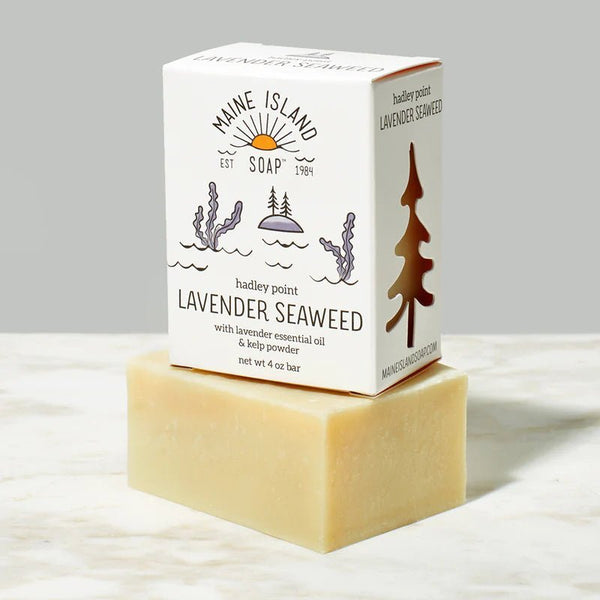 Lavender Seaweed Soap 4 oz - Maine Island Soap Company - Maine Island Soap