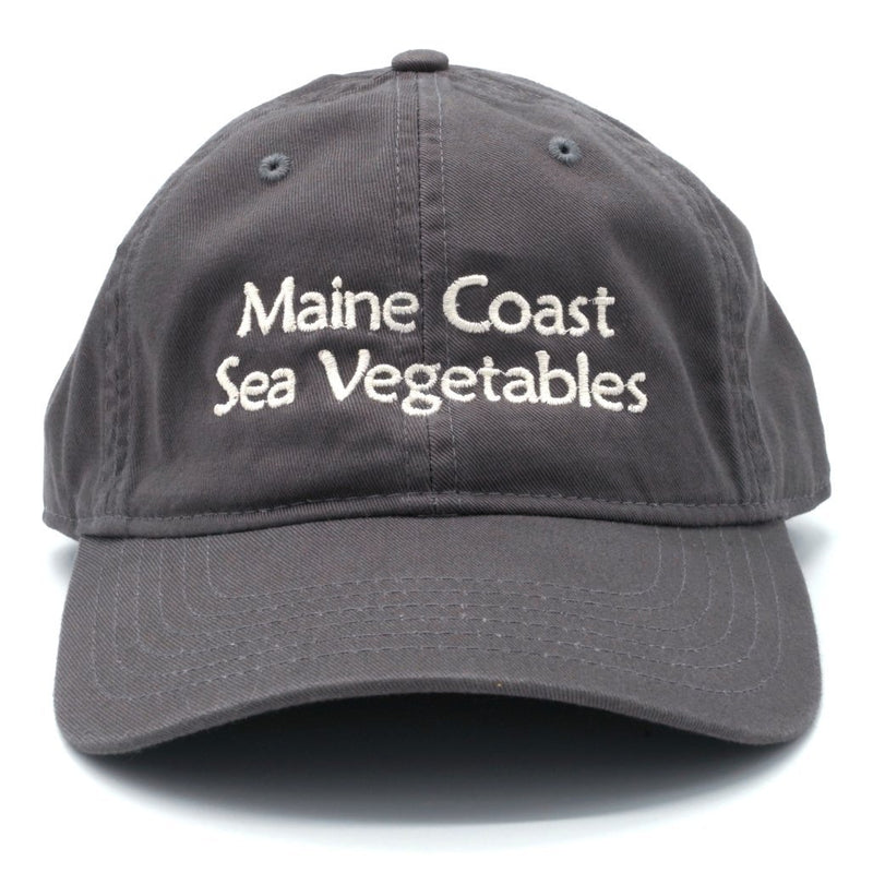 Maine Coast Sea Vegetables Baseball Cap-Organic Charcoal - Maine Coast Sea Vegetables