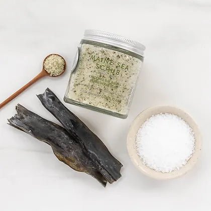 Maine Sea Scrub - 4 oz glass jar - Unfiltered Skin Care - Unfiltered Skin Care