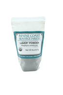 Organic Laver Powder Bulk (Porphyra umbilicalis) - "Wild Atlantic Nori" - Wild-Harvested Sea Vegetable 8 OZ - Maine Coast Sea Vegetables