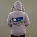 Recycled Full-Zip Hoodie with Maine Coast Sea Vegetable's Logo (Ladies) XS - Maine Coast Sea Vegetables