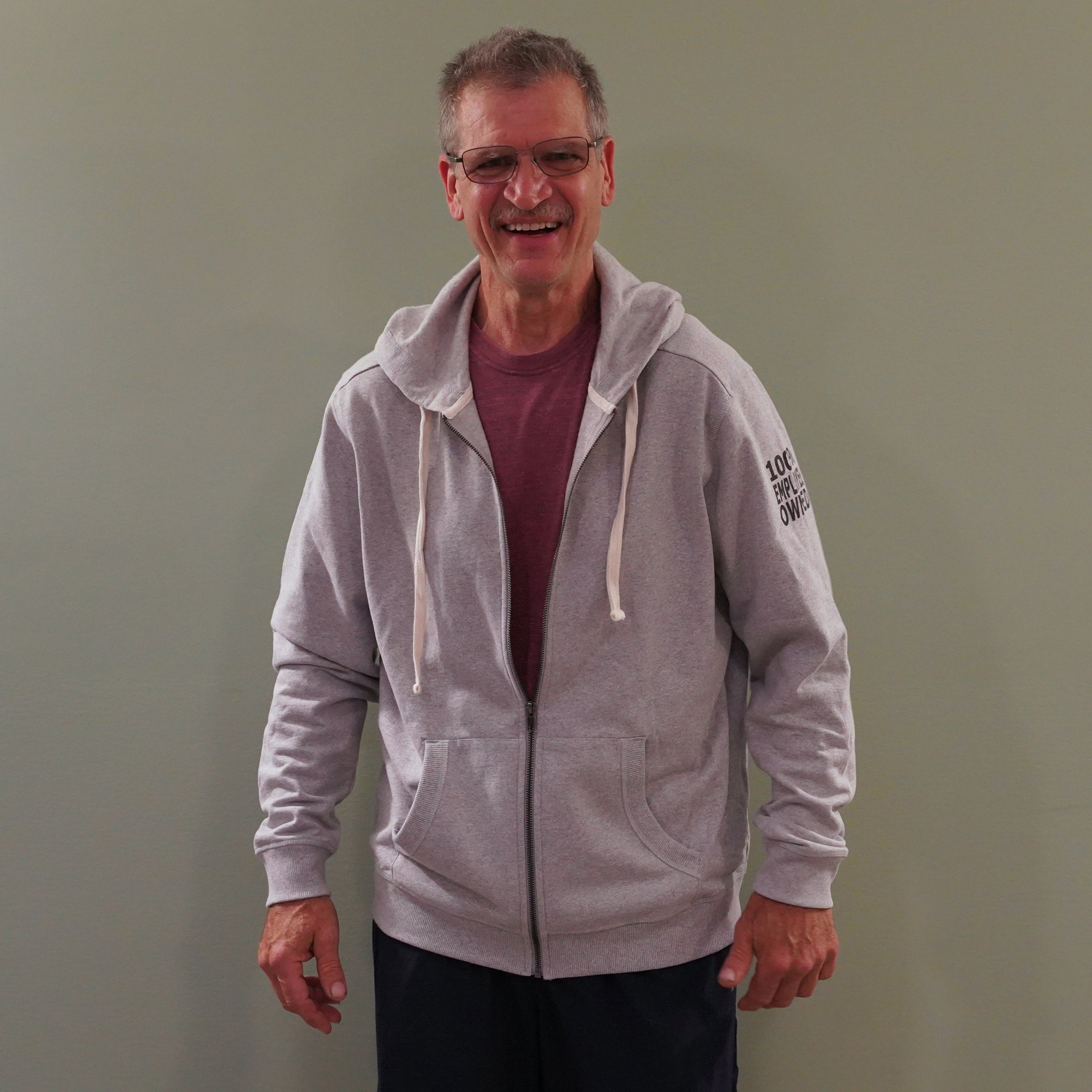 Recycled Full-Zip Hoodie with Maine Coast Sea Vegetable's Logo (Unisex) XS - Maine Coast Sea Vegetables