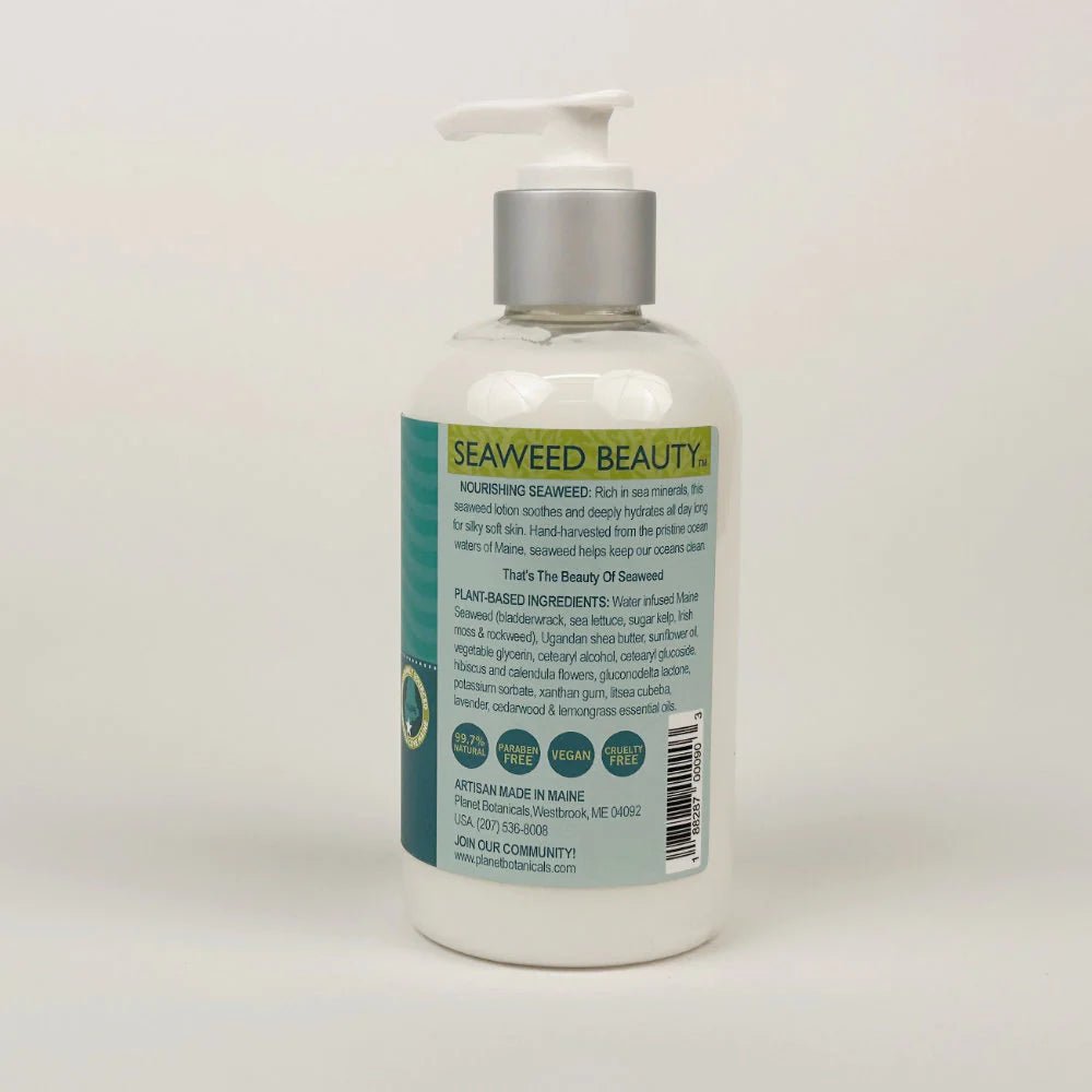Seaweed Body Lotion 8 oz Pump Bottle - Planet Botanicals