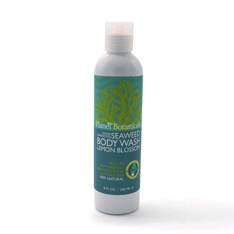 Seaweed Lemon Blossom Scented Body Wash 8 oz - Planet Botanicals - Planet Botanicals
