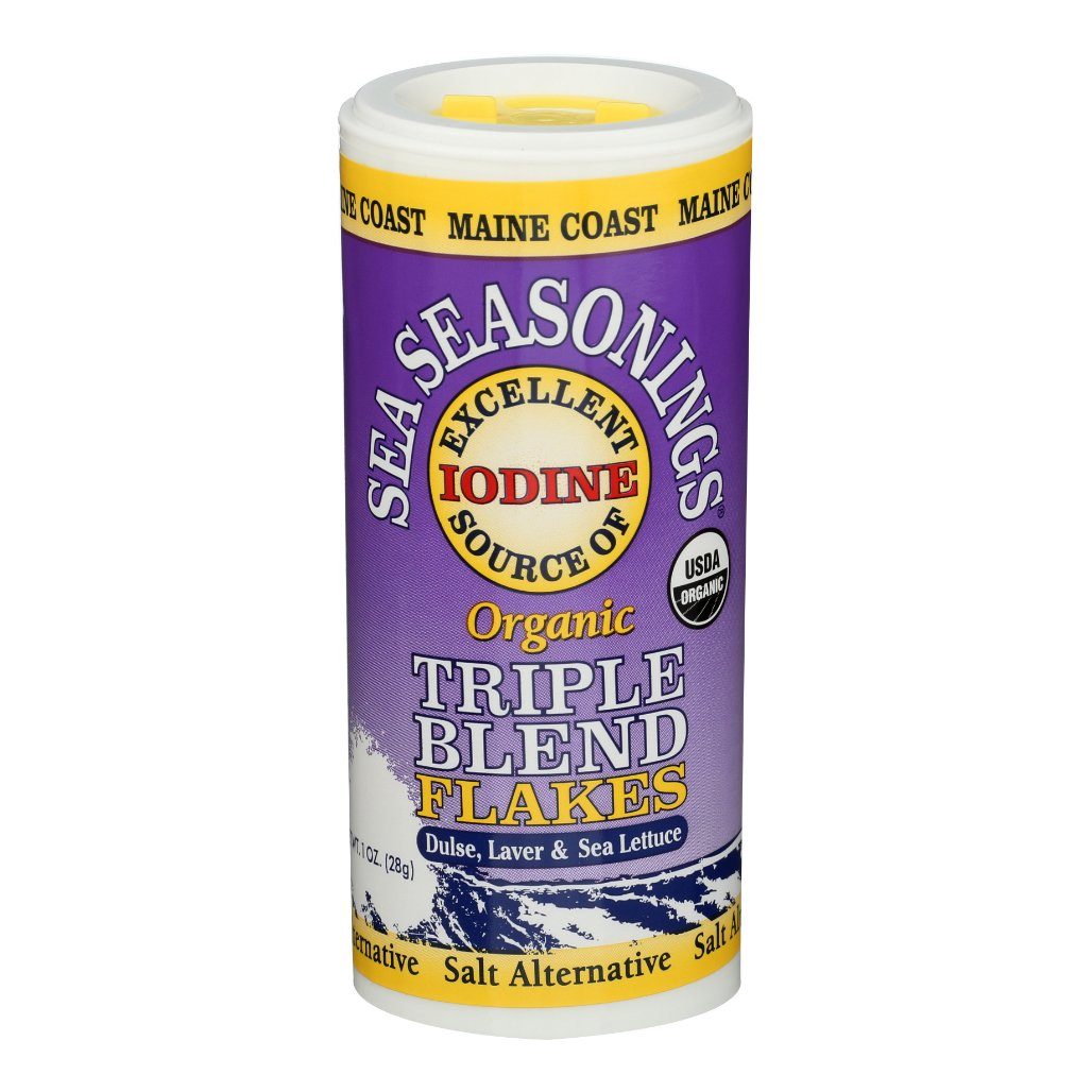 Triple Blend Flakes - Sea Seasonings Shaker - Organic Default Title - Maine Coast Sea Vegetables